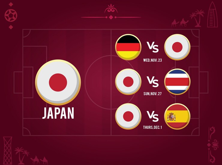 Premium Vector | All match schedules of cameroon soccer team with time