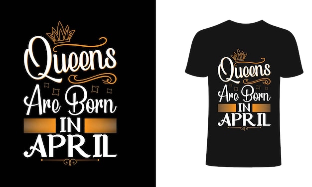 Vector all men are created equal but only the best are bron in april tshirt design all men t shirt des