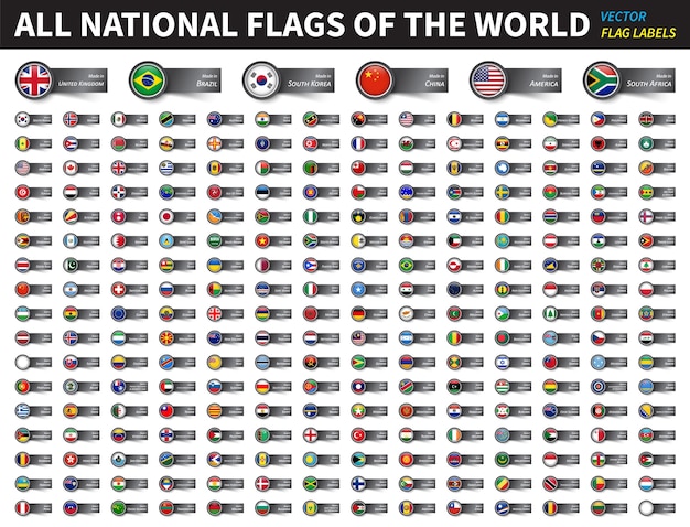 All national flags of the world