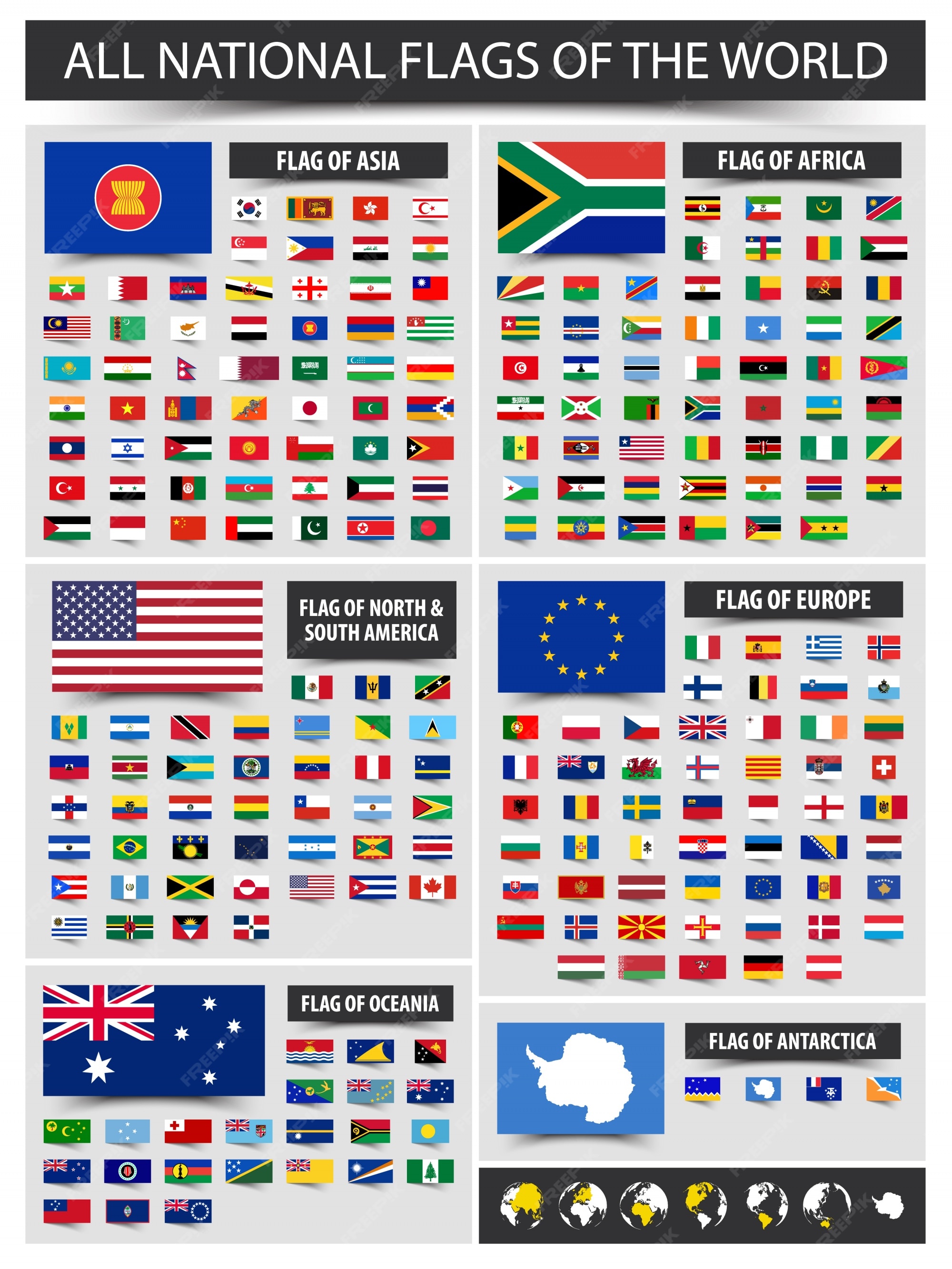 national flags of the world countries