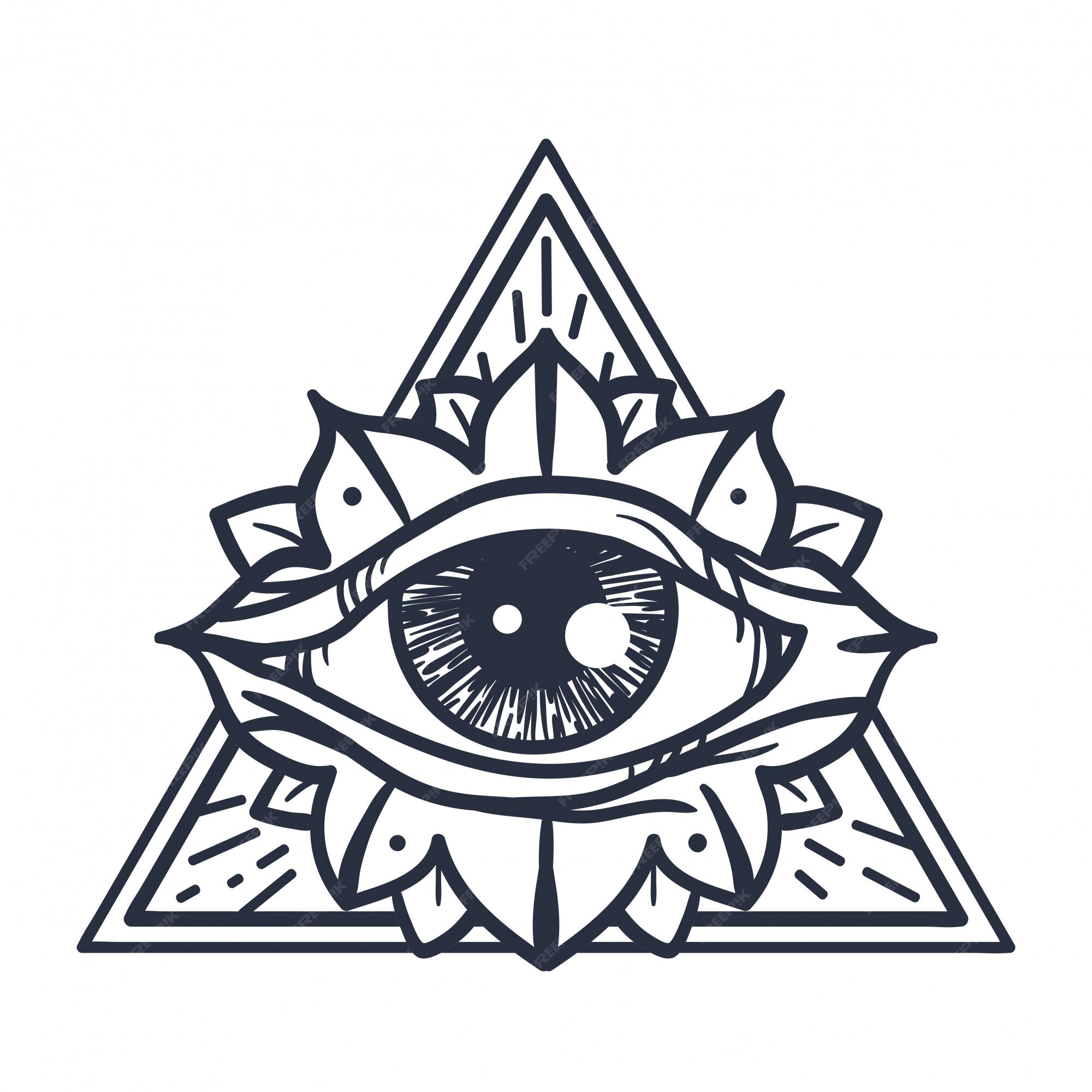 Illuminati eye Vectors & Illustrations for Free Download | Freepik