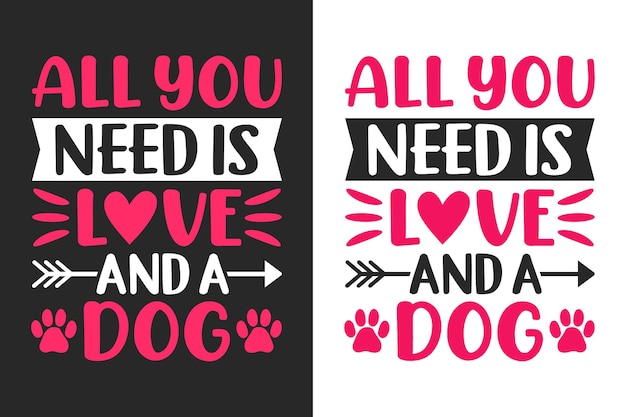 All You Need is Love and a Cat T-shirt Design for Cat Lover