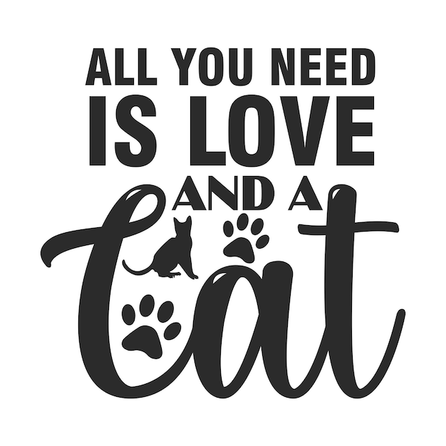 All you need is love and a cat