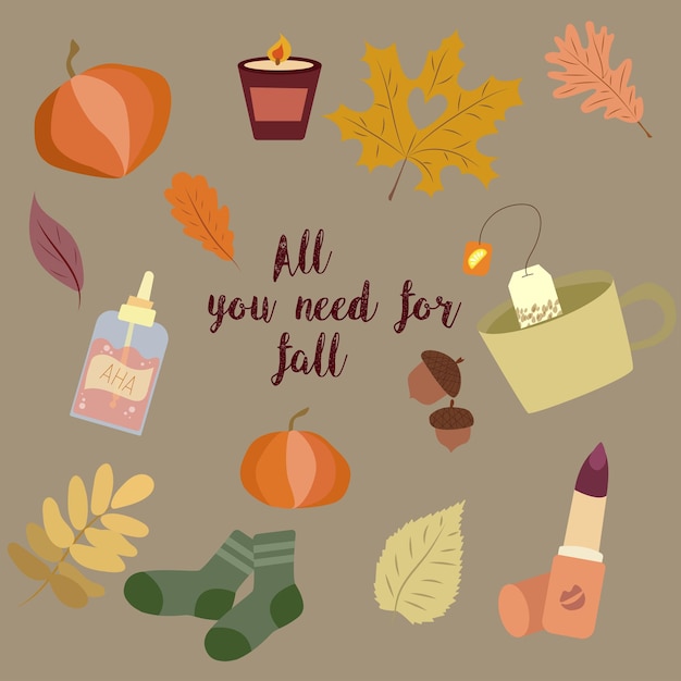 All your need for fall. Autumn mood