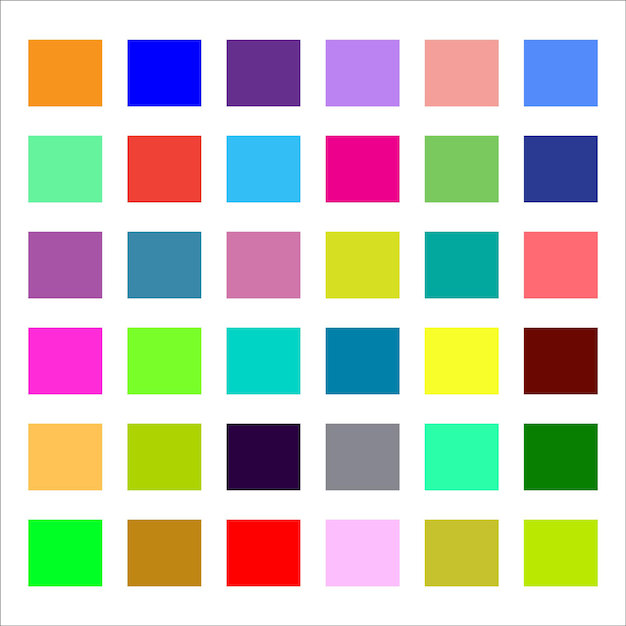 Alle kleuren collectie.