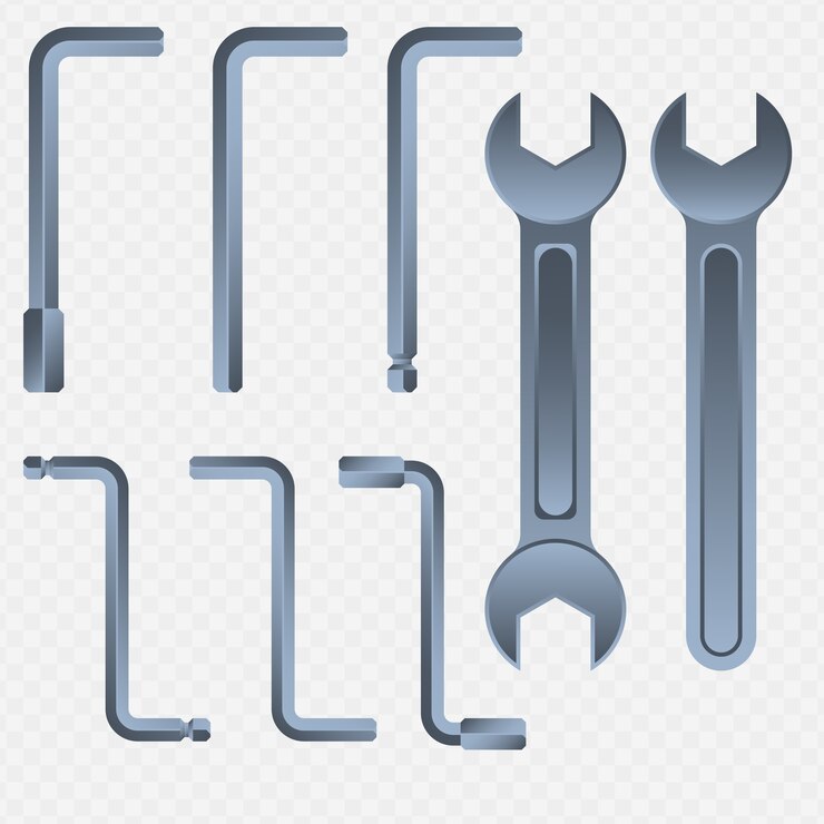 Vector 앨런 키와 렌치