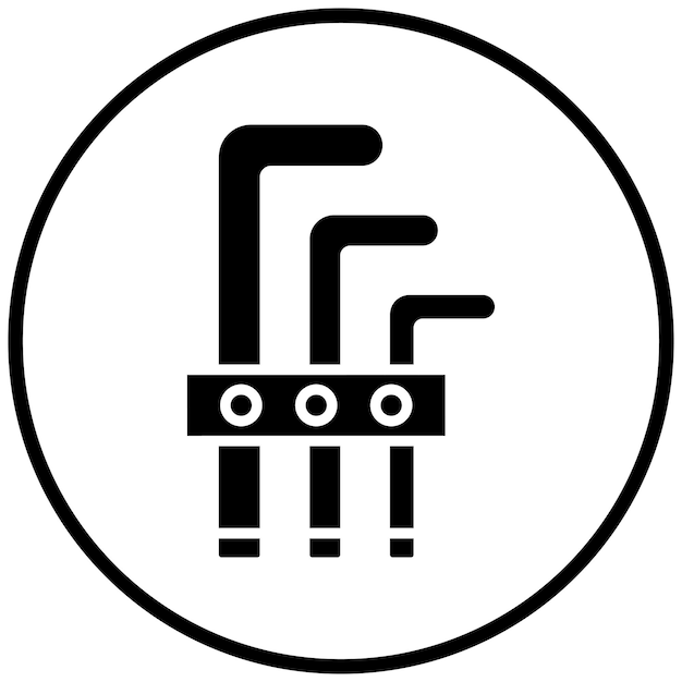 Allen Wrench Icon Stijl