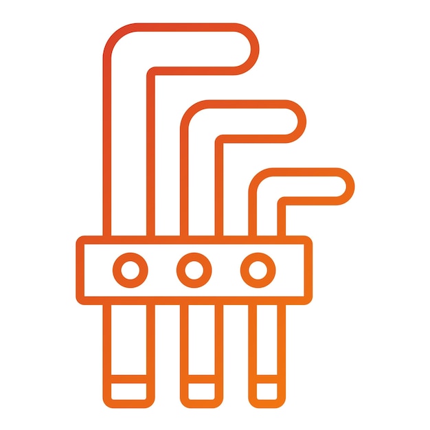 Allen Wrench Icon Stijl