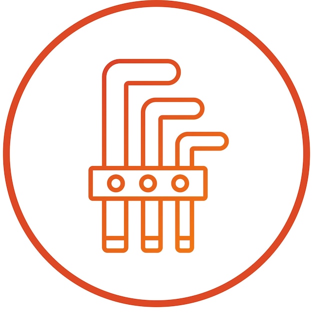Allen Wrench Icon Stijl