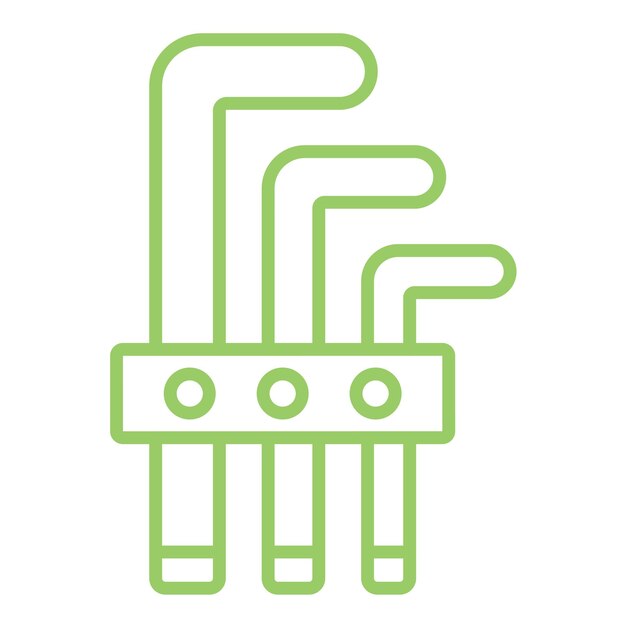 Allen Wrench Icon Stijl