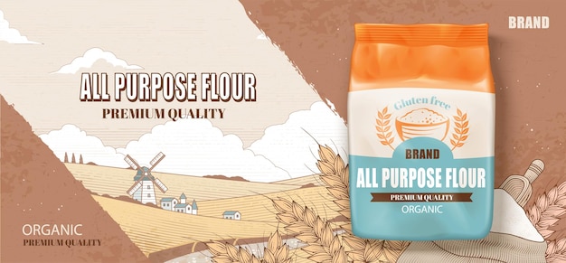 Allpurpose flour pack banner ad