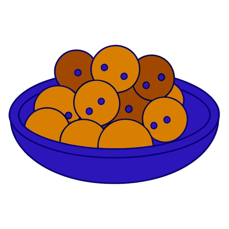 वेक्टर allspice whole berries and ground spice in a small dish vector illustration