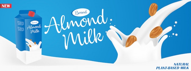 Almond milk ads