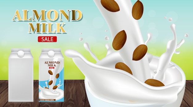 Almond milk product