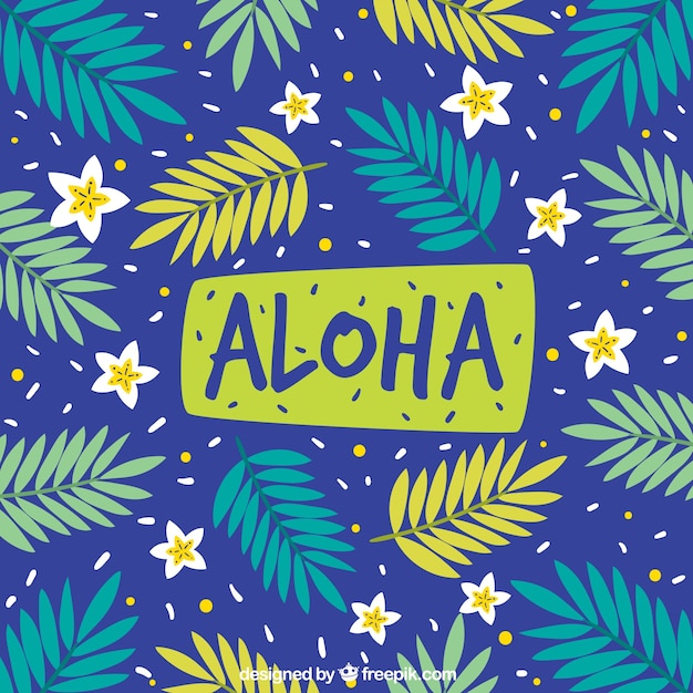 Aloha patroon achtergrond