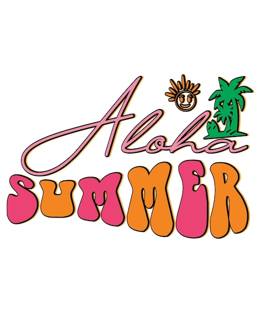 Vector aloha summer