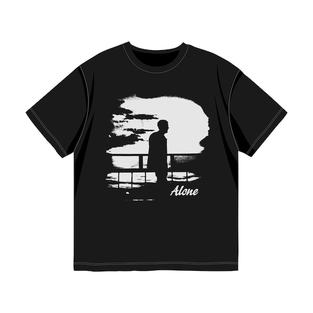 アローン ストリートウェア Tシャツ デザイン