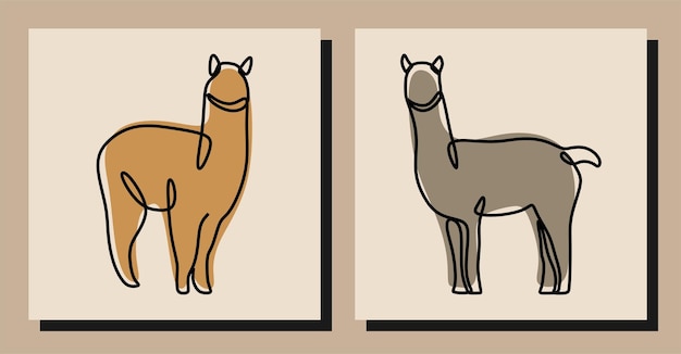 Набор для рисования с изображением животных из альпаки