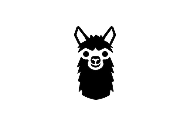 Alpaca platte pictogram