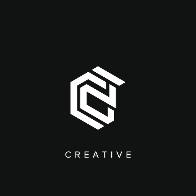 alphabet cd dc letter logo design template vector illustration