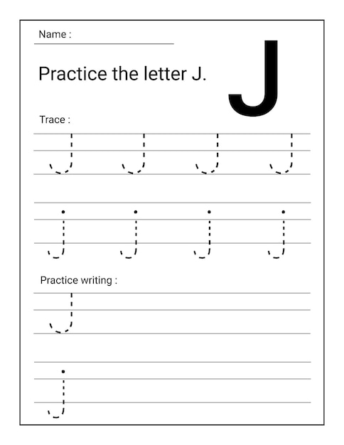 Alphabet handwriting practice workbook for preschool and kindergarten student