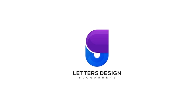 Alphabet letters Initials Monogram logo design G