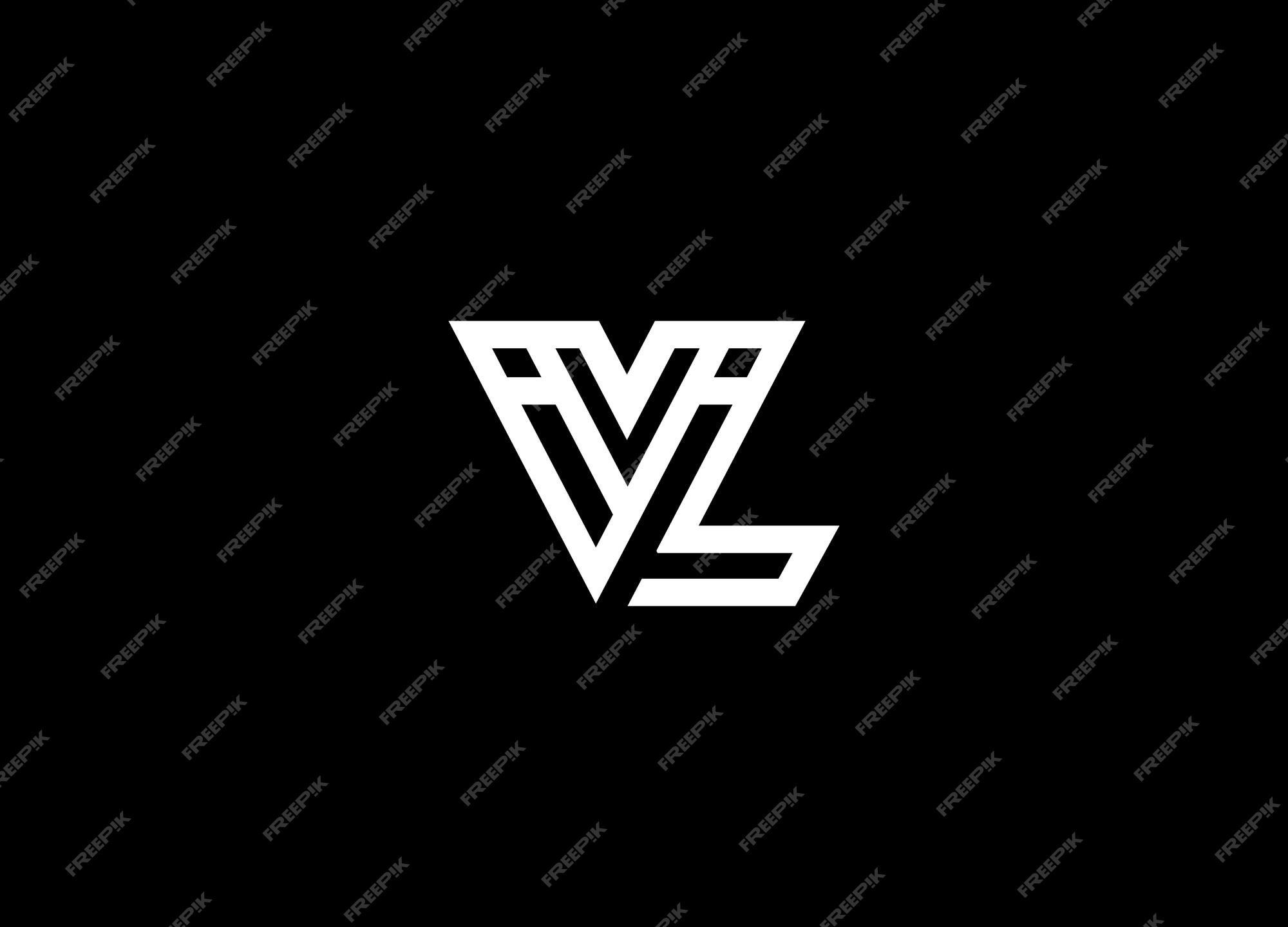 Premium Vector  Letter lv vl monogram logo design unique modern