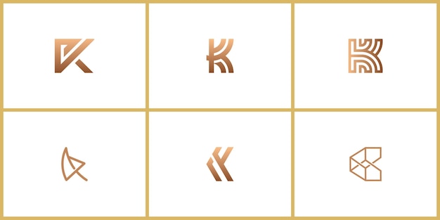 명함이 있는 알파벳 문자 모노그램 아이콘 로고 KD 또는 DK