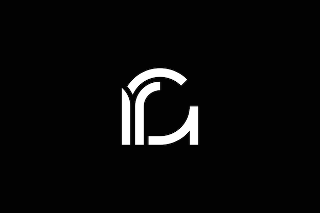 Alphabet letters RG GR R G business Logo Initial Based Monogram Icon Vector