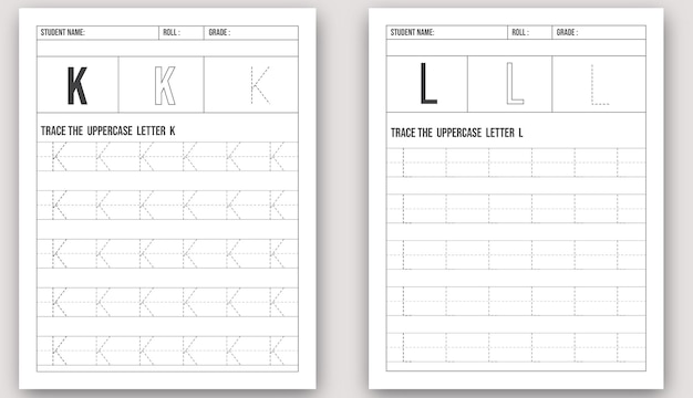 alphabet and Letters Tracing Practice for kids