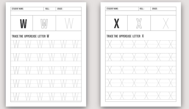 alphabet and Letters Tracing Practice for kids