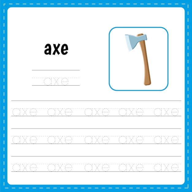 Alphabet letters tracing worksheet with all alphabet letters Basic writing practice for kindergarten kids Words  Trace the alphabet activity page