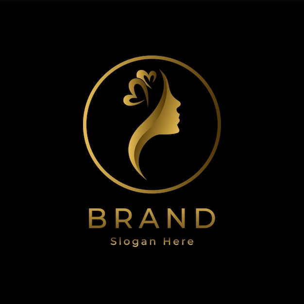 Alphabet Luxury Gold Gradient Logo