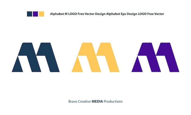 Alphabet M LOGO Free Vector Design Alphabet Eps Design LOGO Free Vector