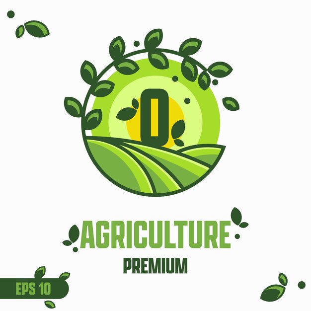 Alphabet O Agriculture Logo