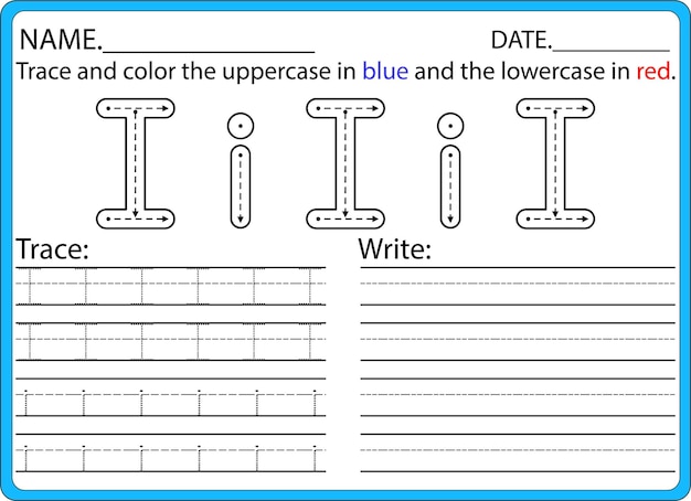 Alphabet practice for kigs A to Z