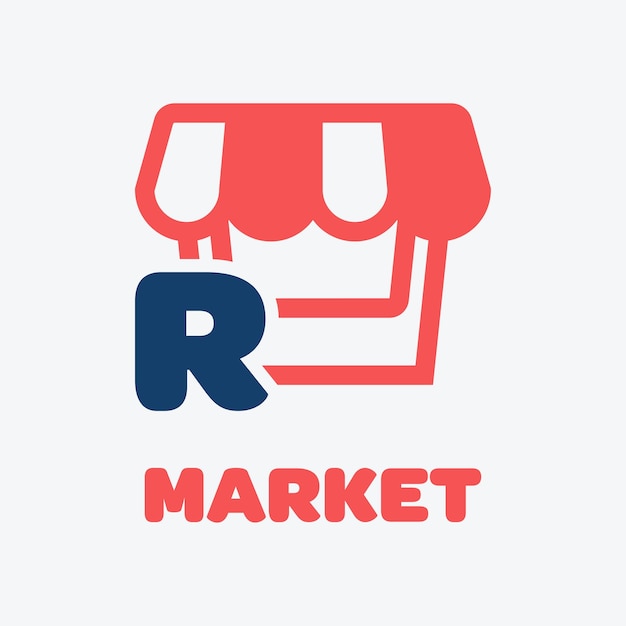 Alphabet R Market Logo