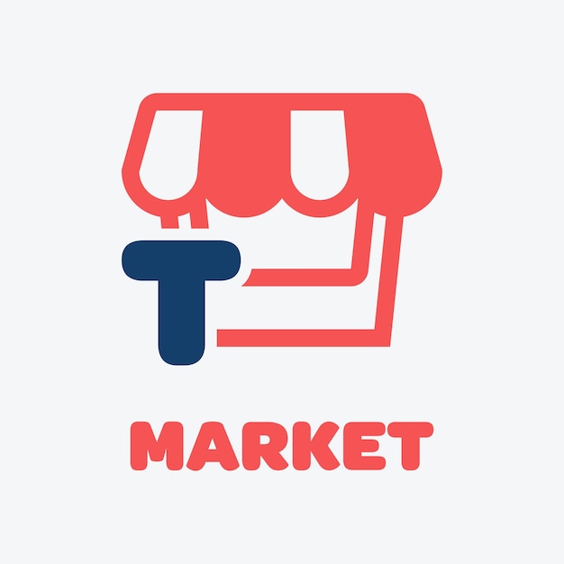 Alphabet t market logo