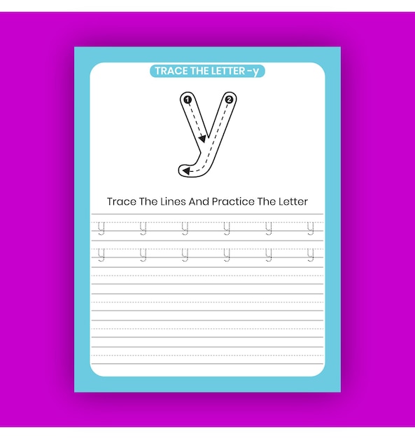 Alphabet tracing worksheet small letter