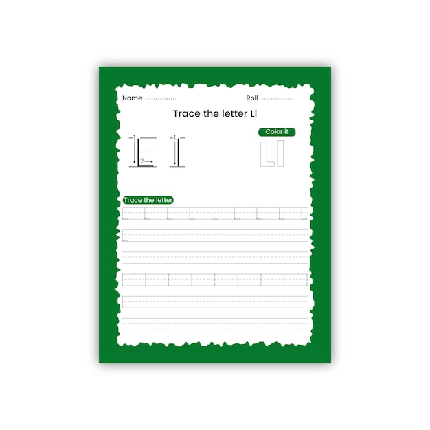 alphabet tracing worksheet, tracing worksheet, Letter Tracing Worksheet