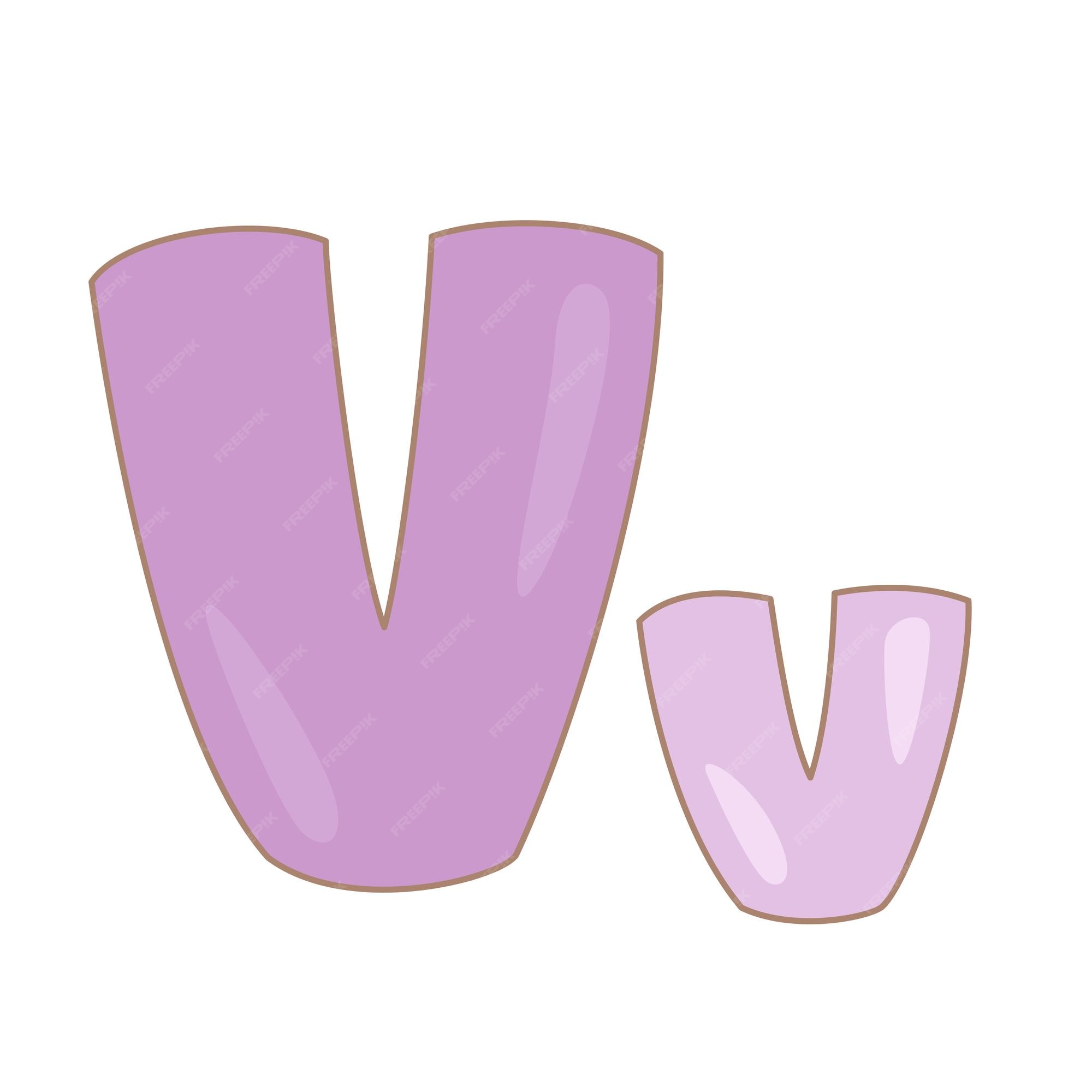 letter v clipart