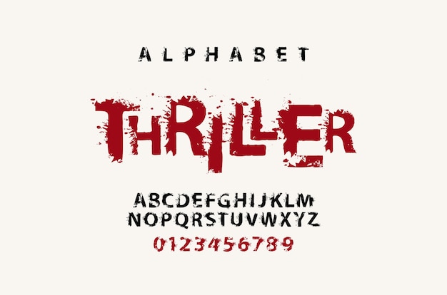 alphabet and word thriller