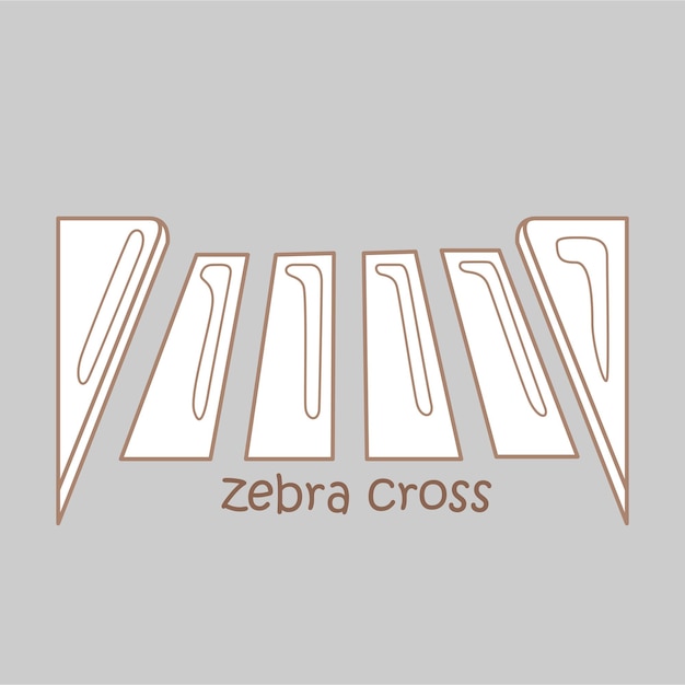 Zebra Cross 어휘 학교 수업 만화 디지털 스탬프 개요에 대한 알파벳 Z