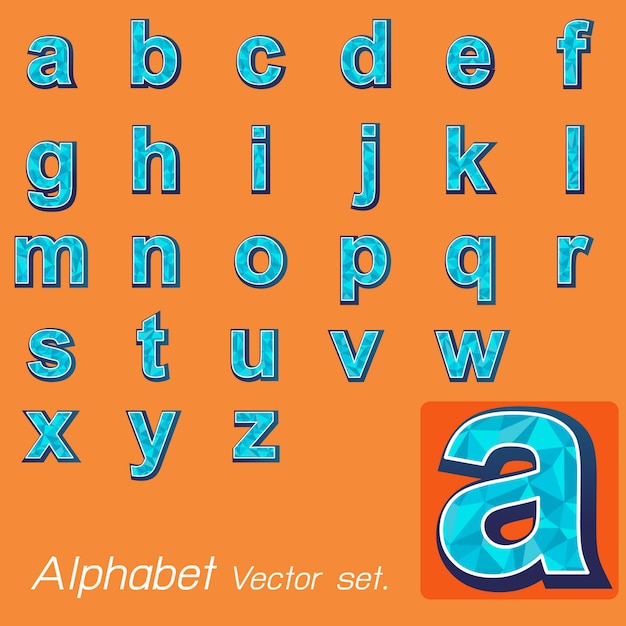 Alphabet a-z