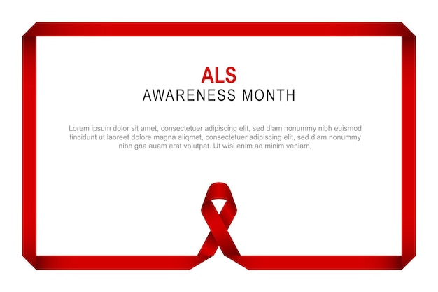 ALS Awareness Month background