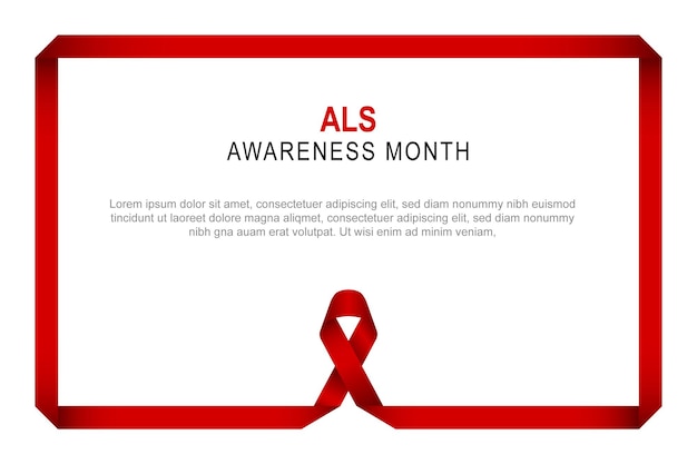 Vector als awareness month background