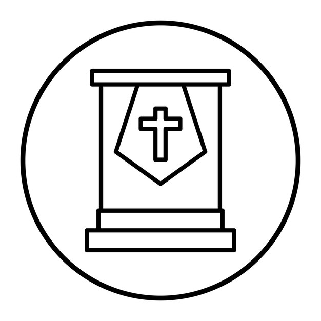 Altar Vector Illustration