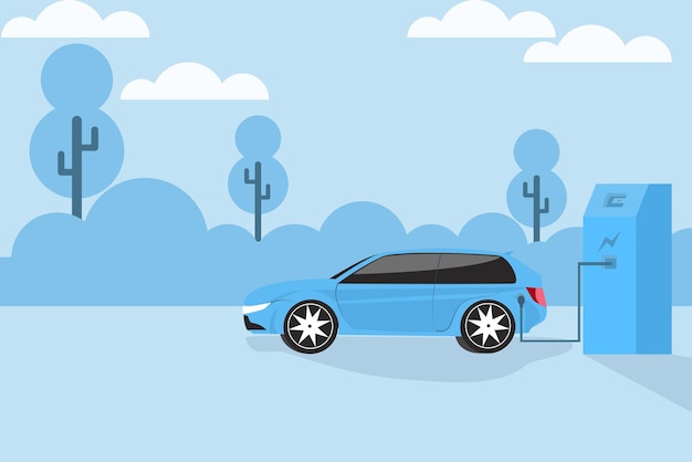 Alternative, auto, automobile, background, battery, cable, car, cartoon, charge, charger, clean, con