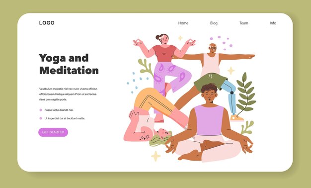 Vector alternative medicine flat vector illustration