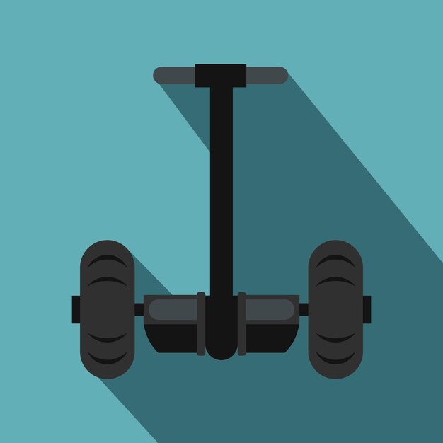 Alternative transport vehicle icon Flat illustration of alternative transport vehicle vector icon for web isolated on baby blue background